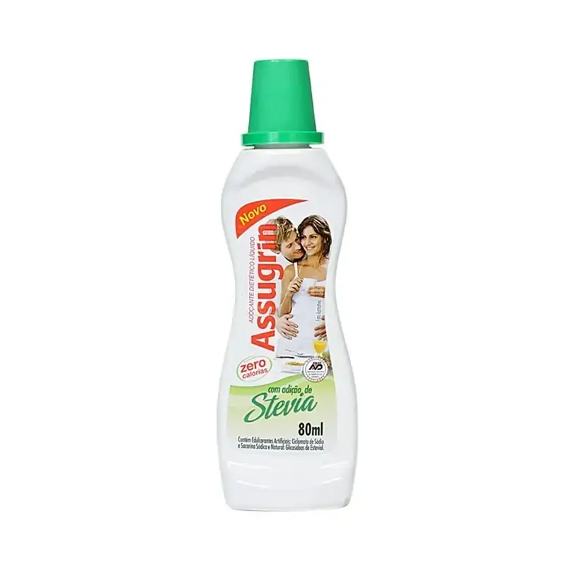 Adoçante Líquido Stevia Assugrin Green Frasco 80ml