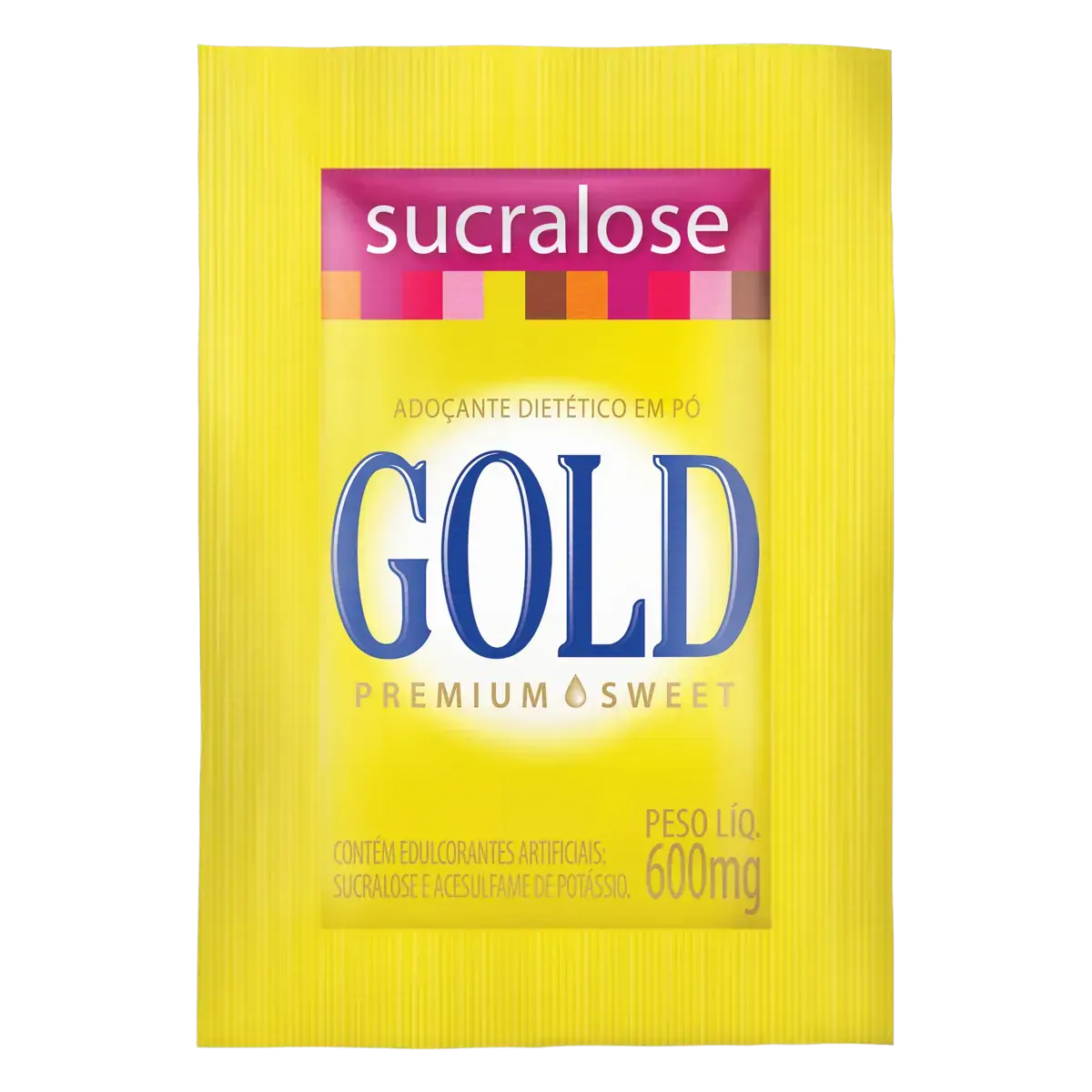 Adoçante Em Pó Sucralose Gold Caixa 1000 Unidades