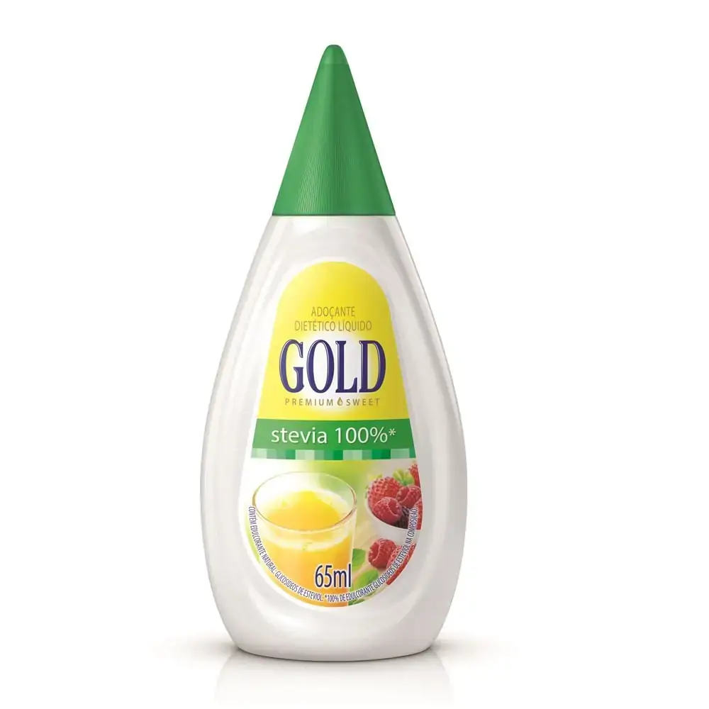 Adoçante Líquido Stevia Gold Premium Sweet Caixa 65ml