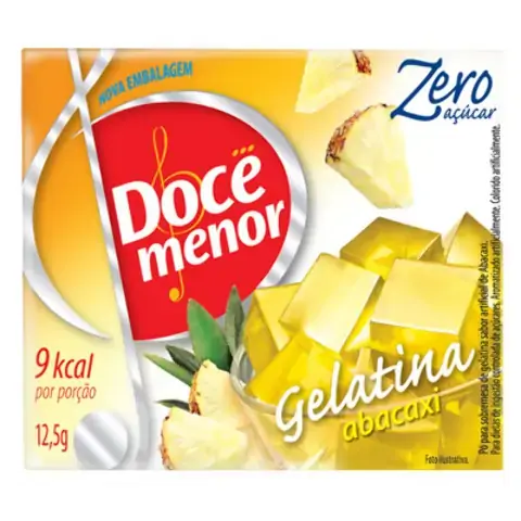 Gelatina Doce Menor Abacaxi