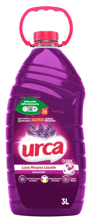 Lava Roupas Urca 3l Lavanda