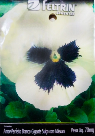 Sementes Feltrin Amor Perfeito Branco Gigante Suico C/mascara