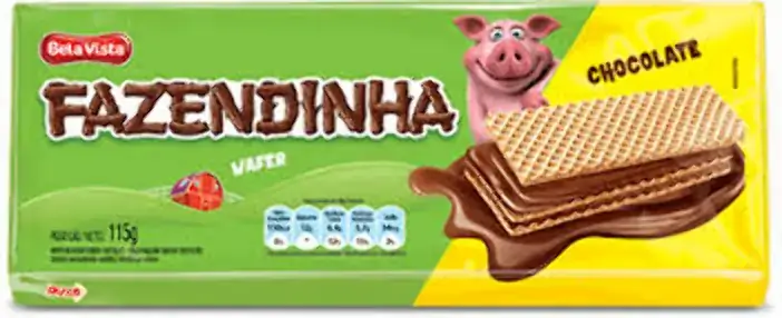 Wafer Fazendinha Chocolate
