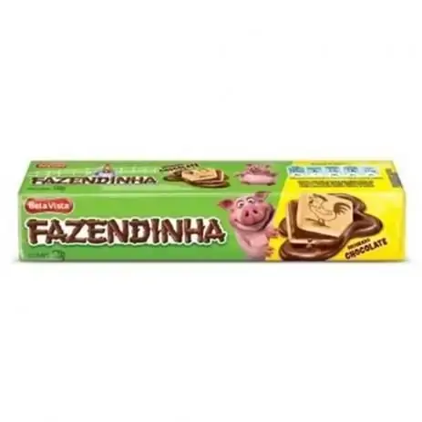 Biscoito Belavista Reche Choco 130gr
