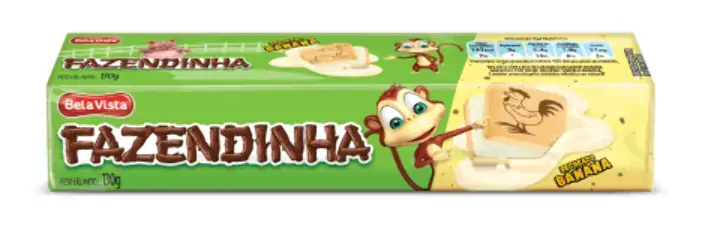 Biscoito Belavista Reche Banana 130gr