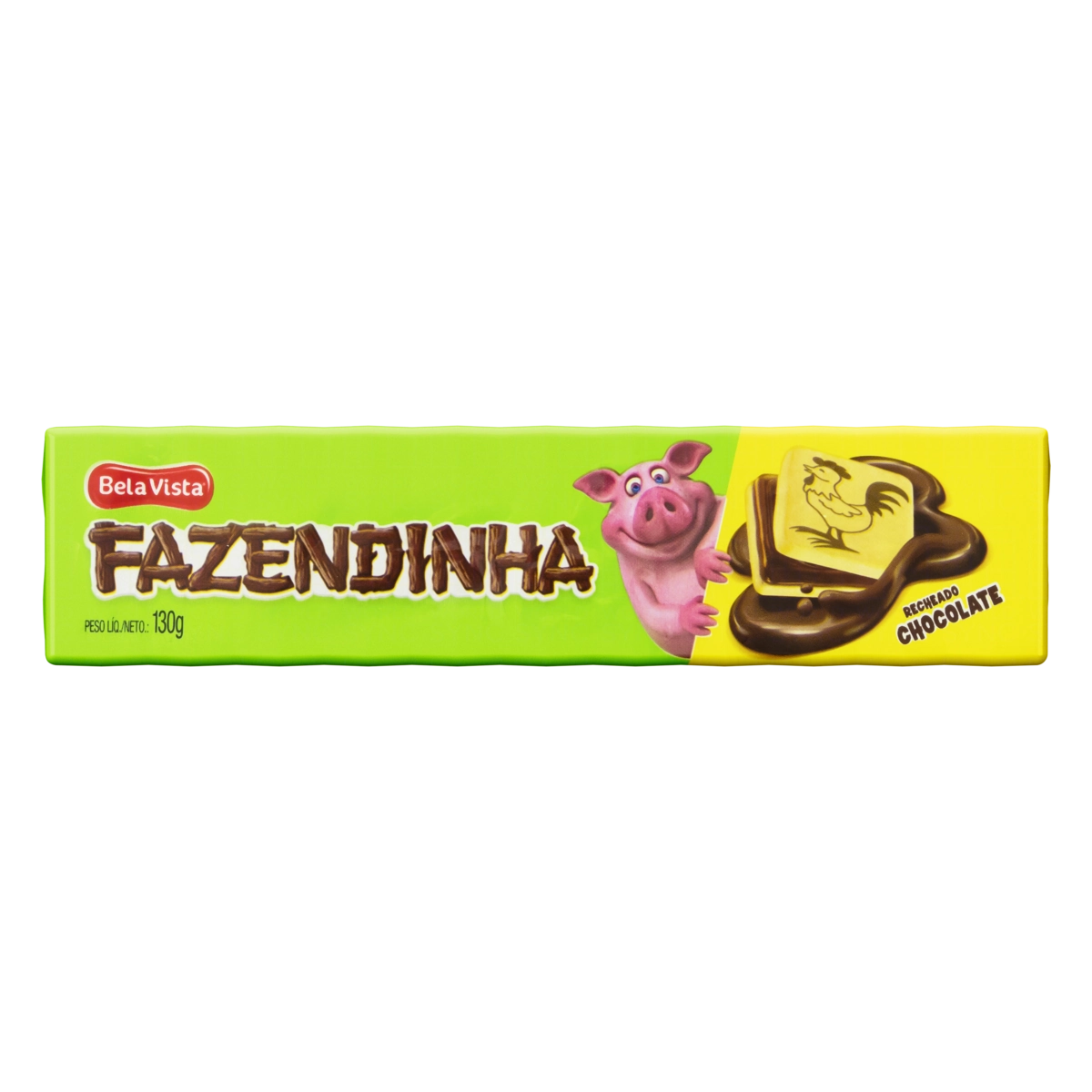 Biscoito Recheado Fazendinha Chocolate