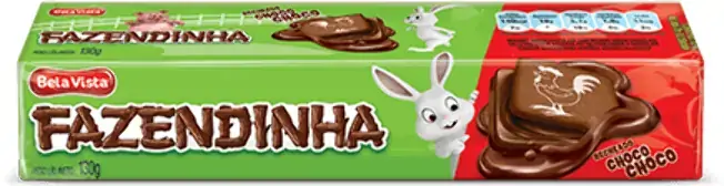 Biscoito Bela Vista Fazendinha Recheado Chocochoco