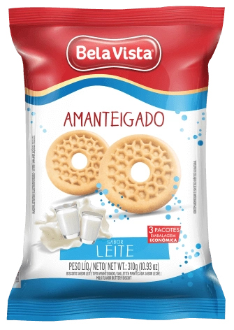 Biscoito.bela Vista Amanteigado Leite