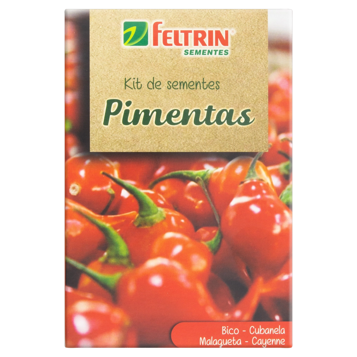 Kit Sementes De Pimentas Feltrin 4 Unidades