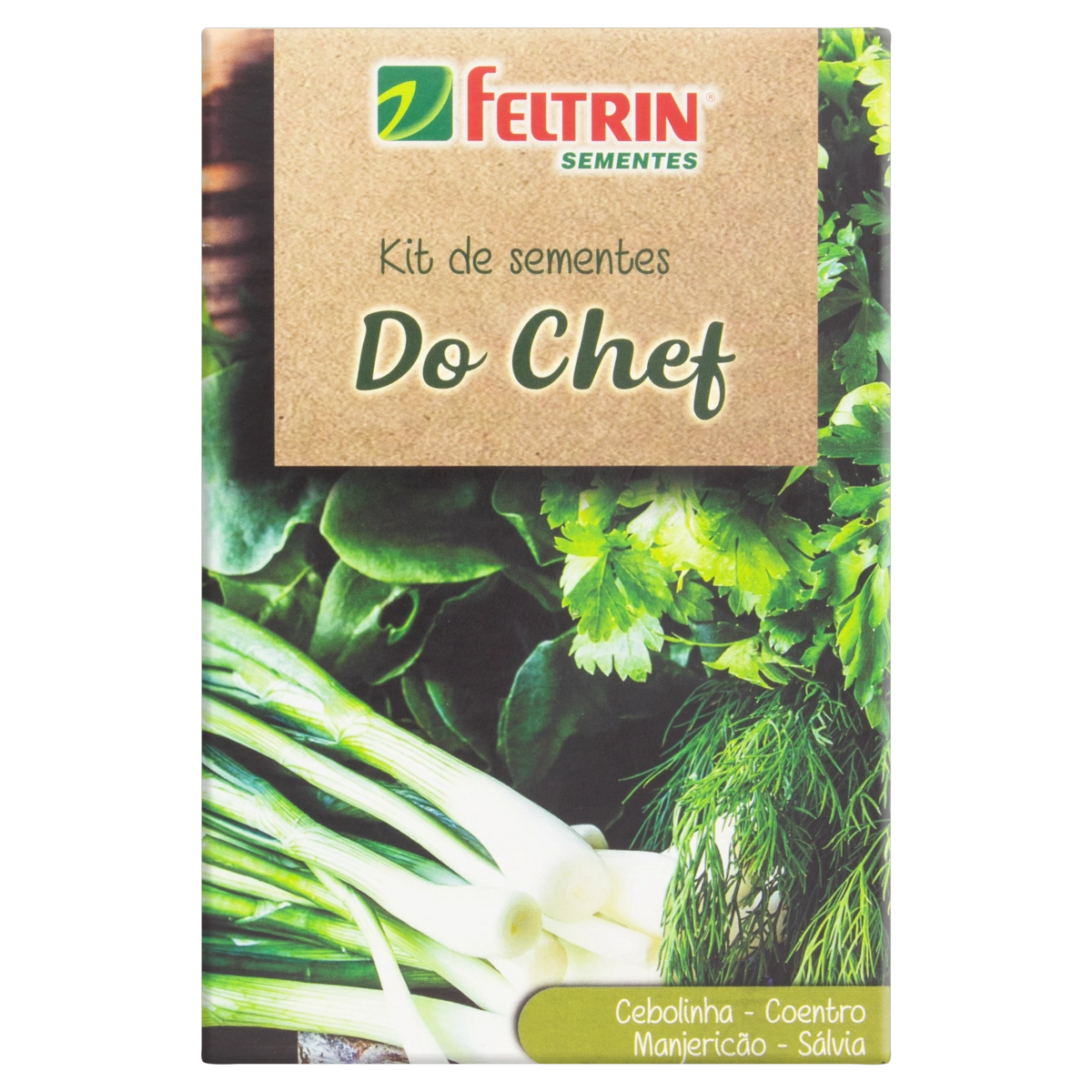 Kit Sementes Do Chef Feltrin 4 Unidades