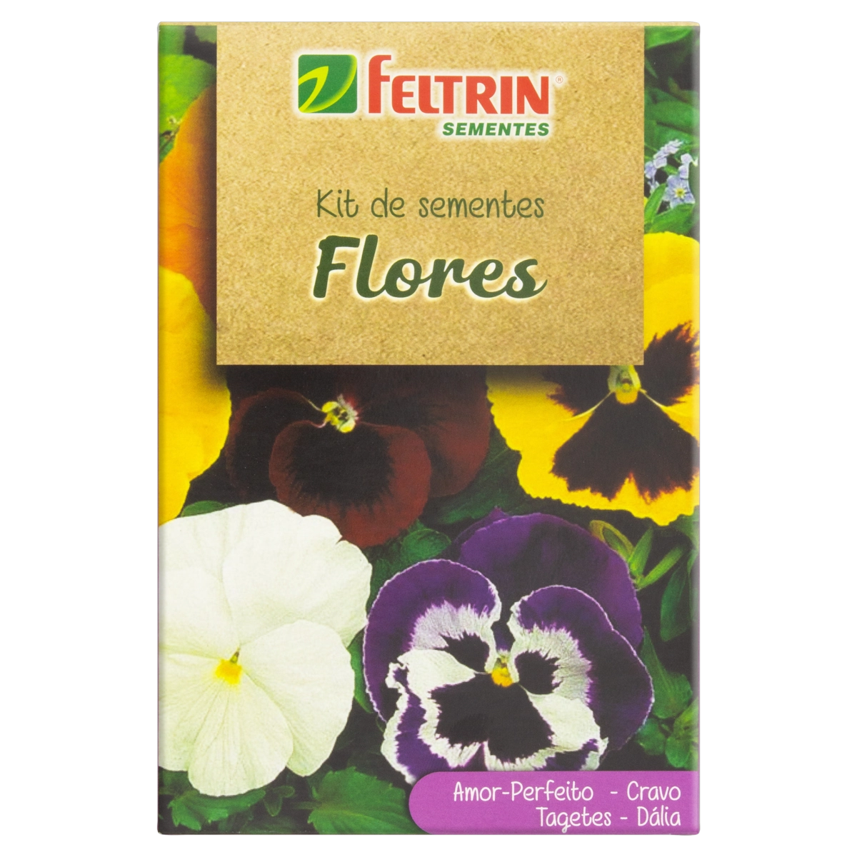 Kit Sementes De Flores Feltrin 4 Unidades