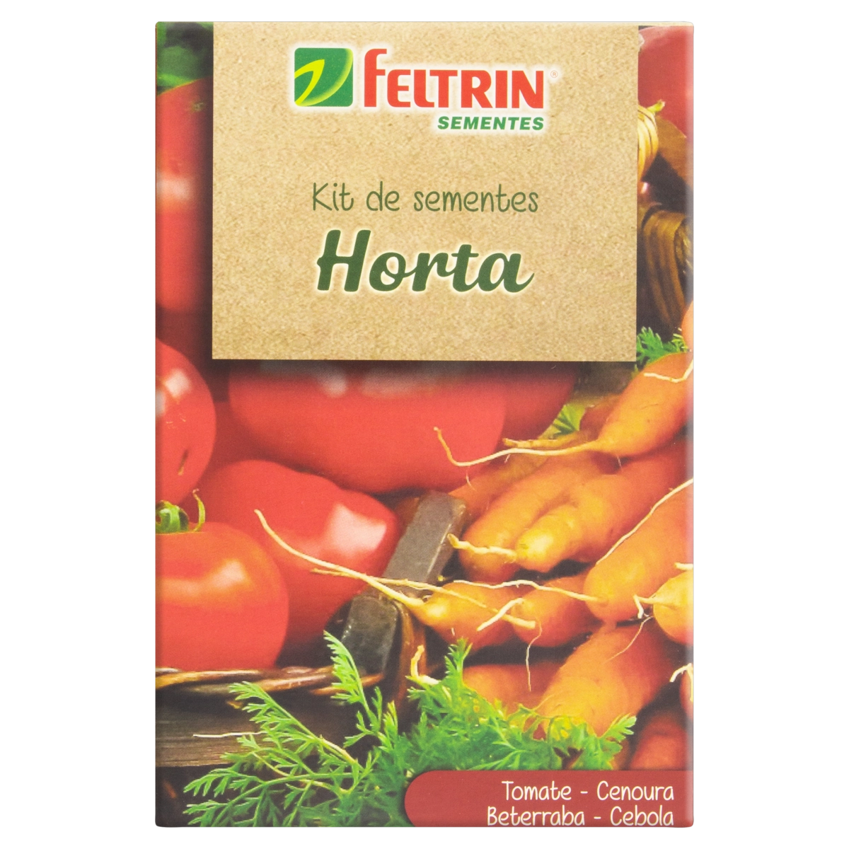 Kit Sementes Horta Feltrin 4 Unidades