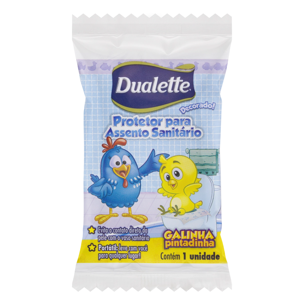 Protetor Para Assento Sanitário Galinha Pintadinha Elite Dualette