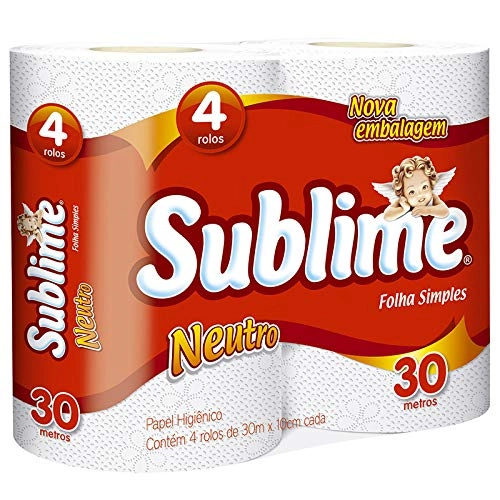 Papel Higiênico. Sublime Neutro 4rol