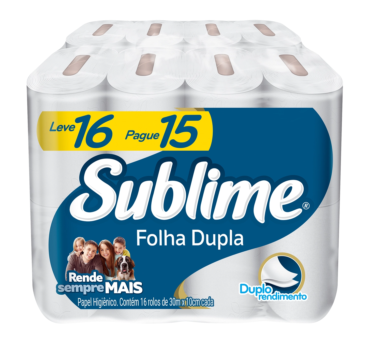 Papel Higiênico Softys Folha Dupla Lv16pg15