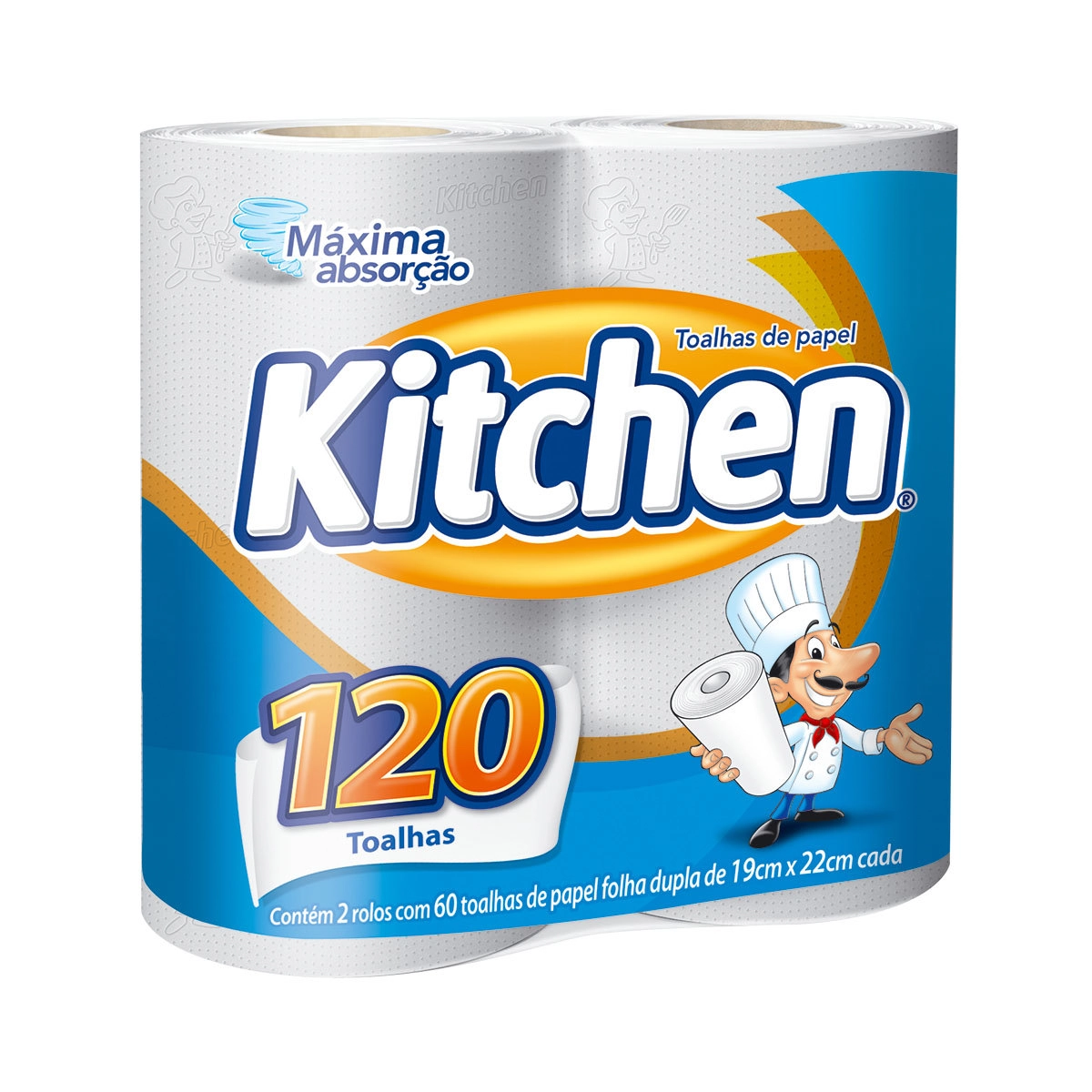 Papel Toalha Kitchen C/2 Lv180fls Pg160fls