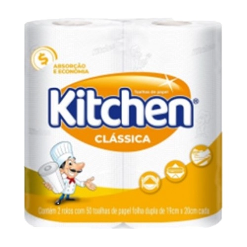 Toalha Papel Kitchen Classica 100 Folhas