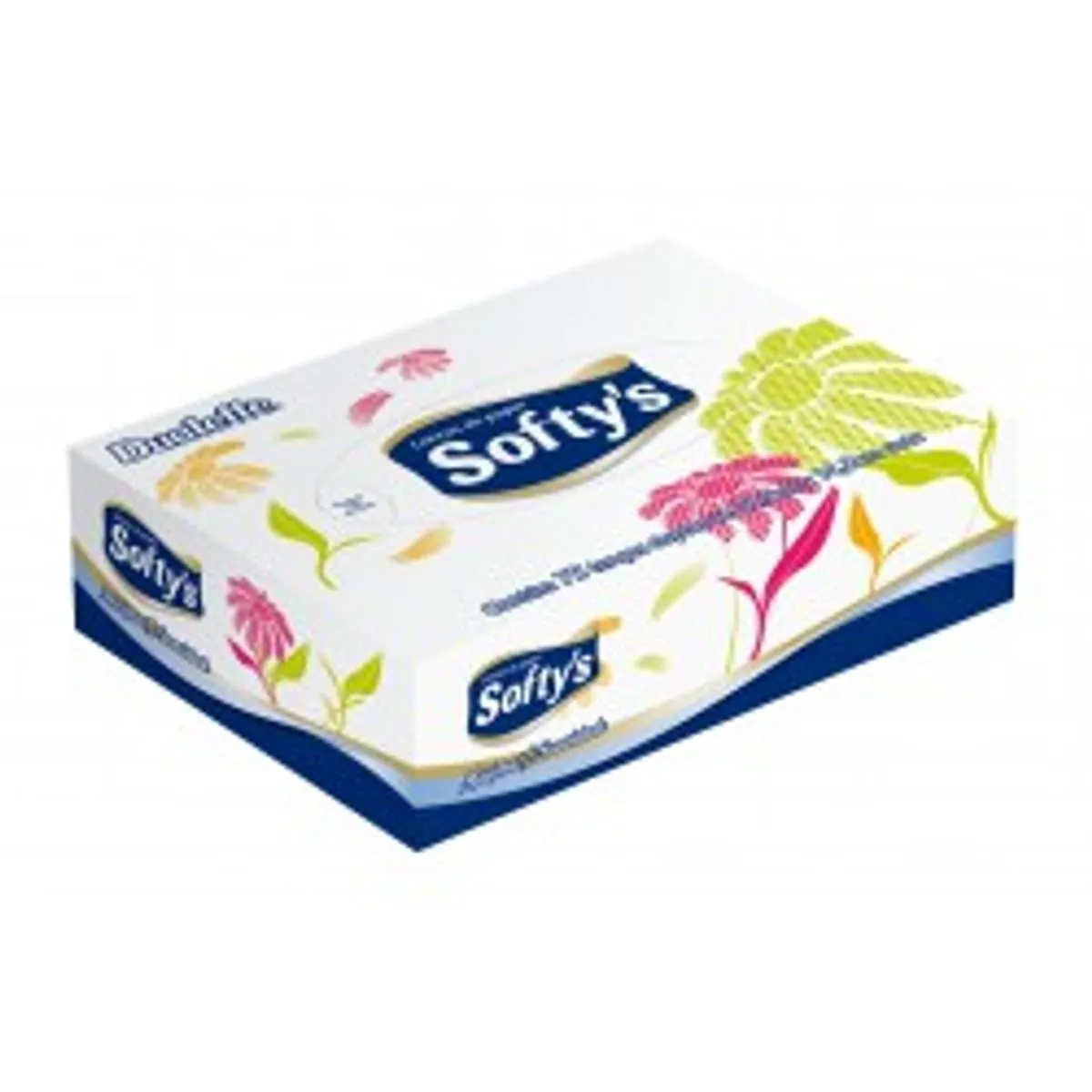 Lenço De Papel Com 75 Unidades Softy S