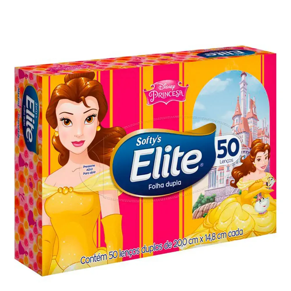 Lenço de Papel SOFTY´S Kids com 50 Unidades