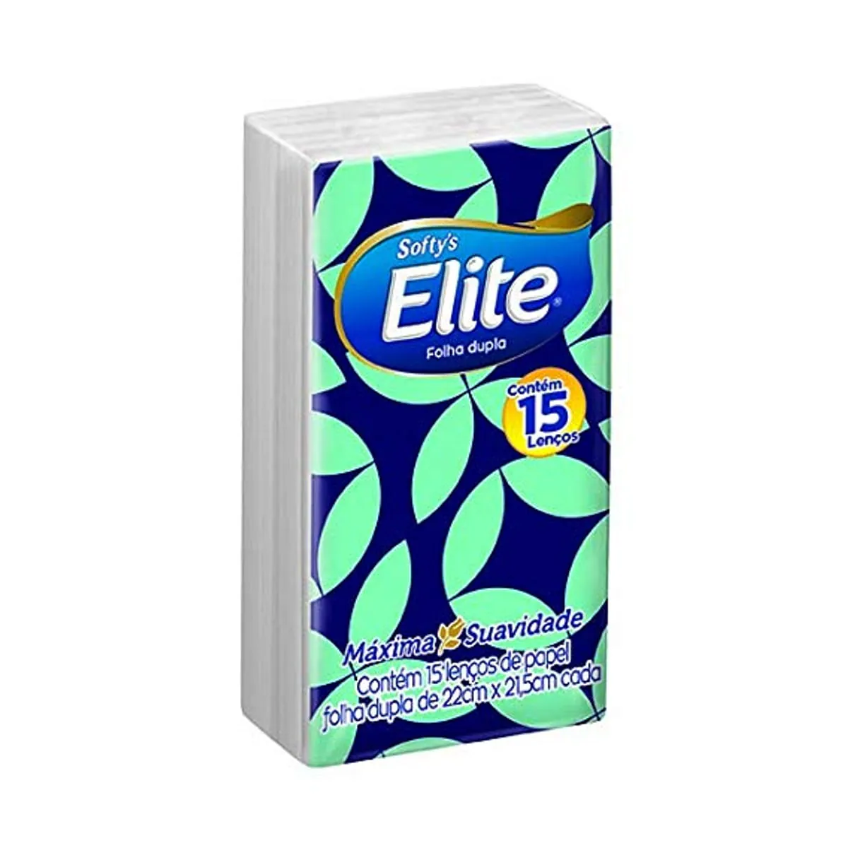 Lenços de Papel Folha Dupla Elite Softy's 15 Unidades