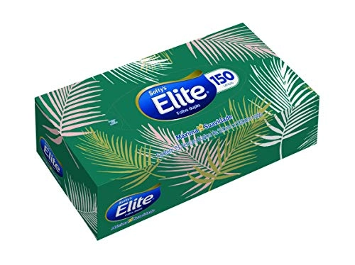 Lenço De Papel Folha Dupla Suave Elite Softys Caixa Leve 170 Pague 150 Unidades