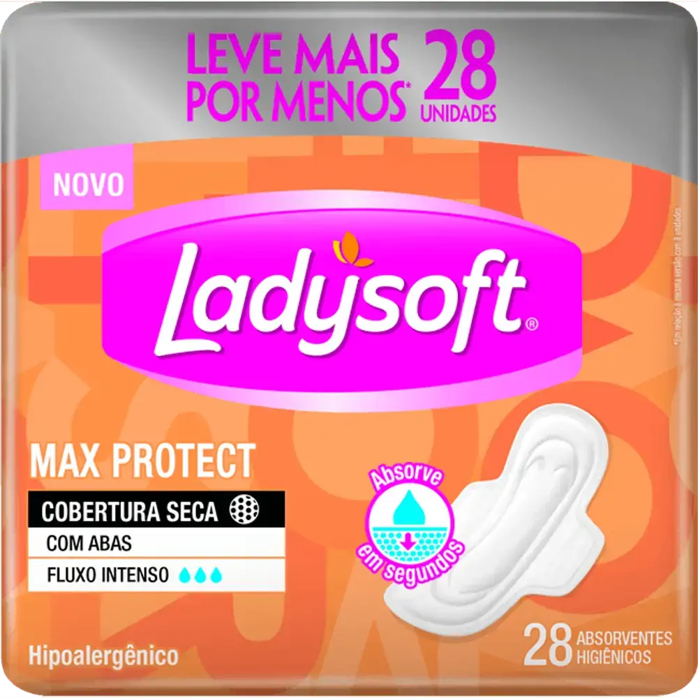 Absorv Ladysoft Seca C/abas C/28un