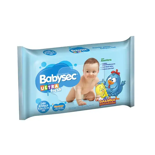 Toalhas Umed.baby Sec C/2 Porta Lenco Galinha P.