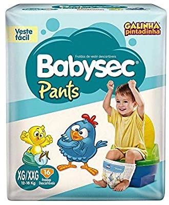 Fralda Babysec Pants Xg/xxg C/16