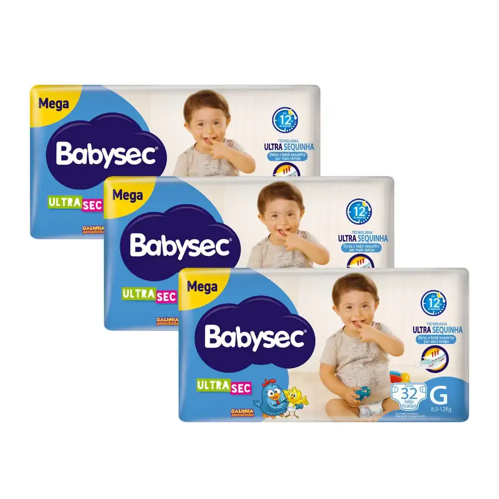 Fralda Babysec Ultrasec G 32 Unidades