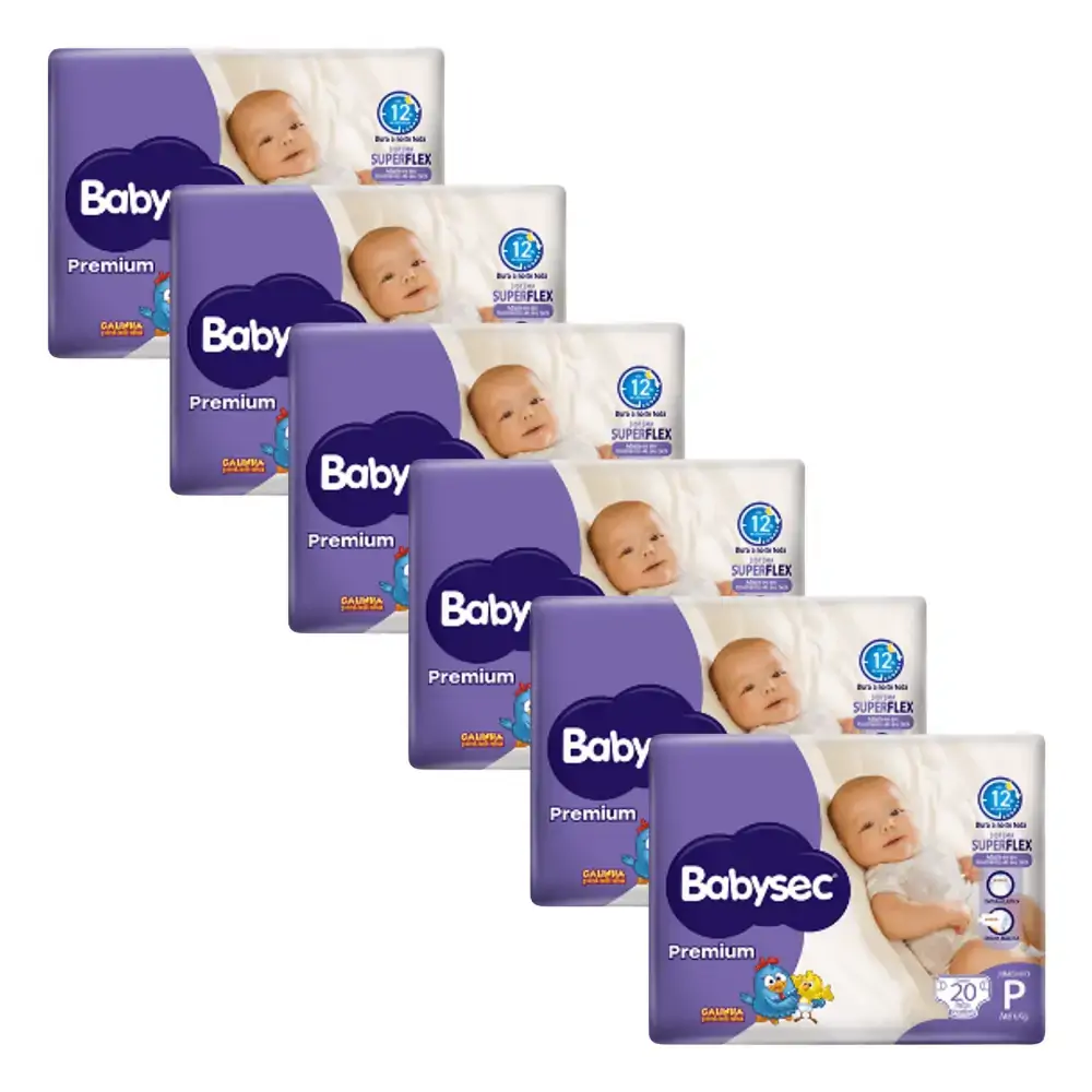 Fralda Babysec Premium P 20 Unidades