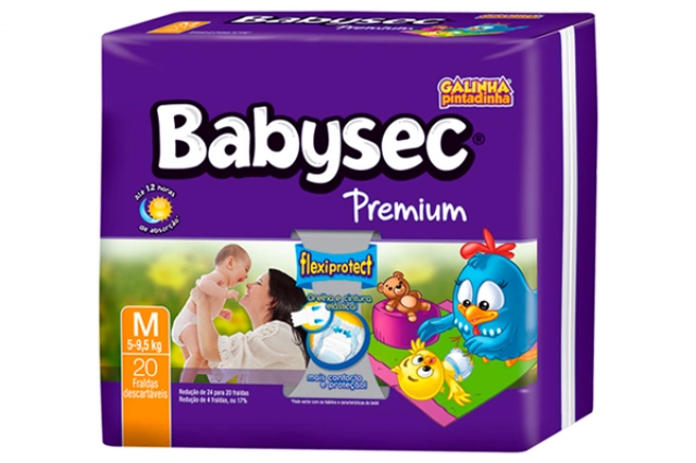 Fralda Premium Jumbinho Xxg C/12 Unidades Babysec