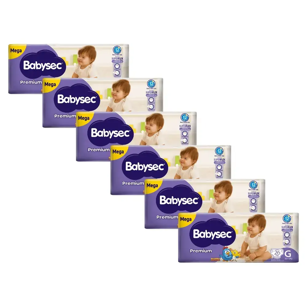 Fralda Babysec Premium G 78 Unidades