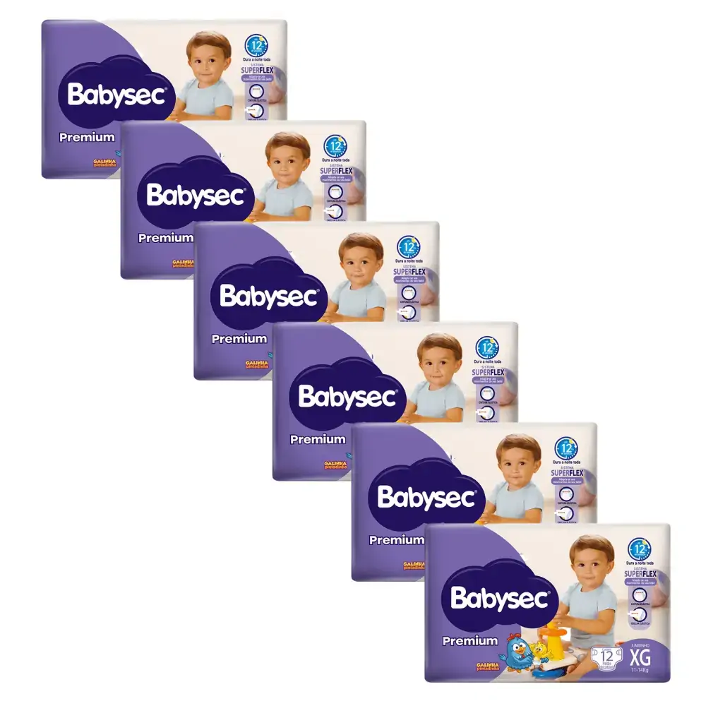 Fralda Babysec Premium Xg 72 Unidades