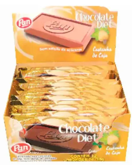 Chocolate Pan Diet Castanha Caju