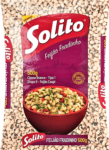 Feijão Fradinho Tipo 1 Solito Pacote 500g