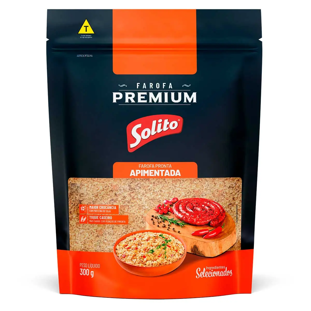 Farofa Solito Premium Apimentada 300g
