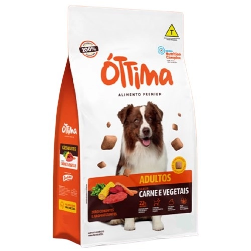 Alimento Para Cães Adultos Carne E Vegetais óttima Pacote 10,1kg