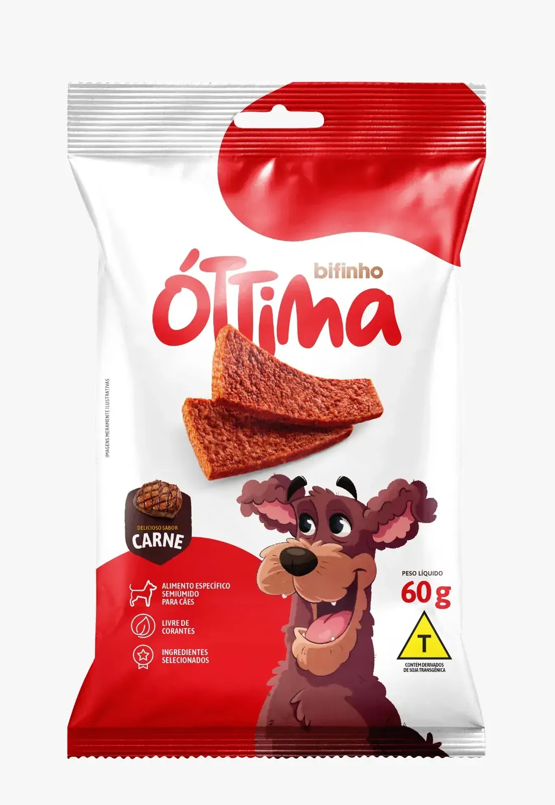Bifinho Para Cães Carne óttima Pacote 60g
