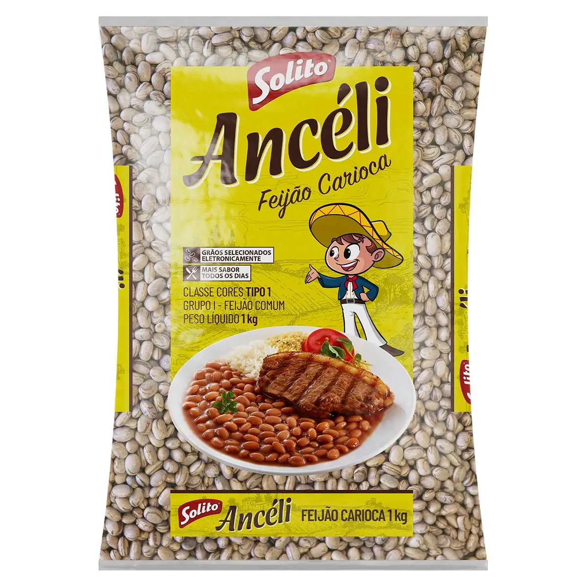 Feijão Anceli Carioca T1 1kg
