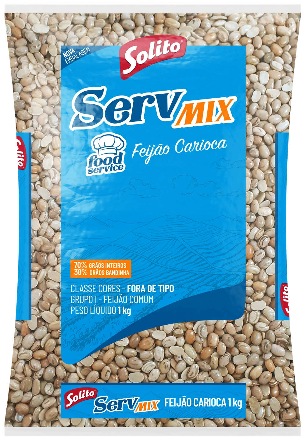Feijao Carioca Serv 1kg