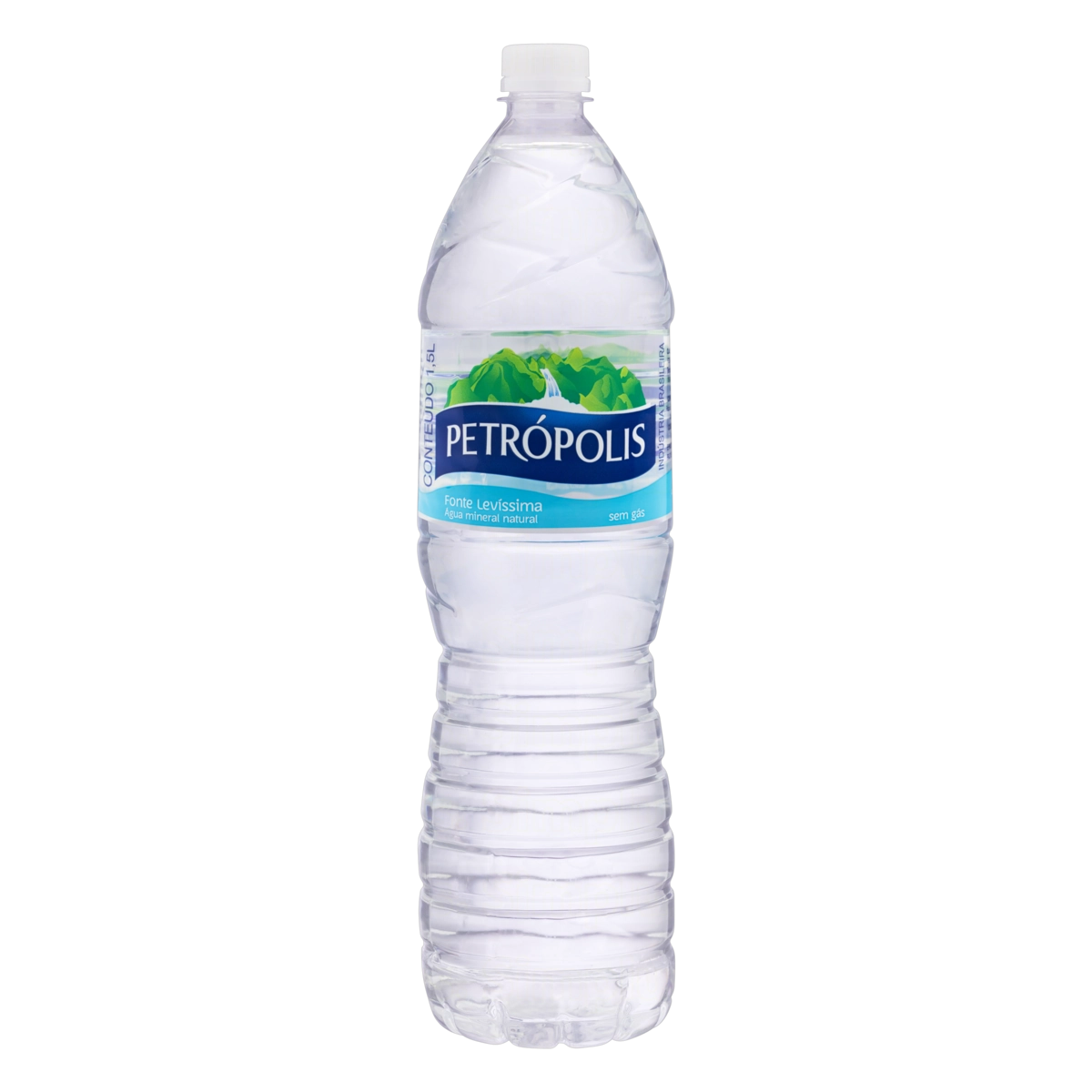 água Mineral Natural Sem Gás Petrópolis Garrafa 1,5l