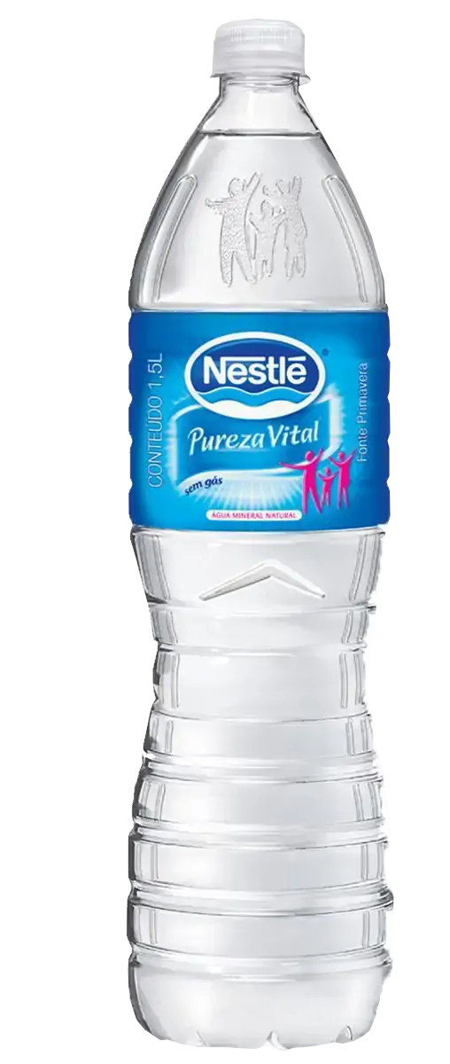 água Mineral Natural Sem Gás Pureza Vital Garrafa 1,5l