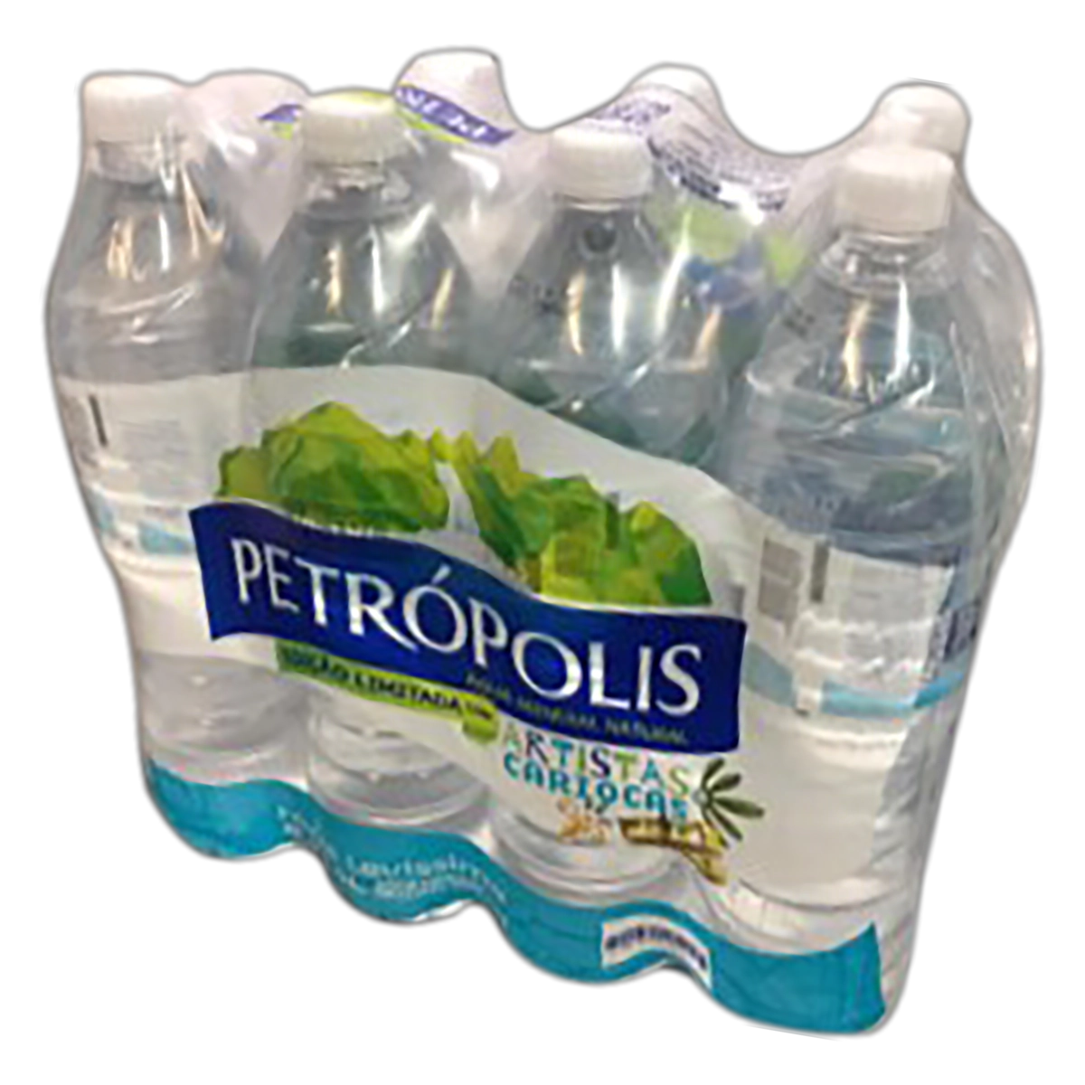 Pack água Mineral Natural Sem Gás Petrópolis Garrafa 8 Unidades 1,5l Cada