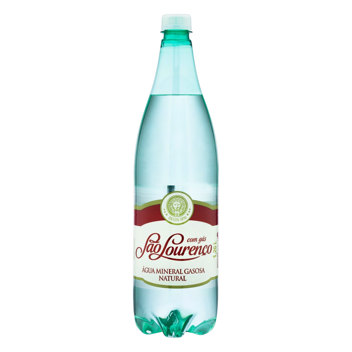 água Mineral Natural Com Gás São Lourenço Garrafa 1,26l