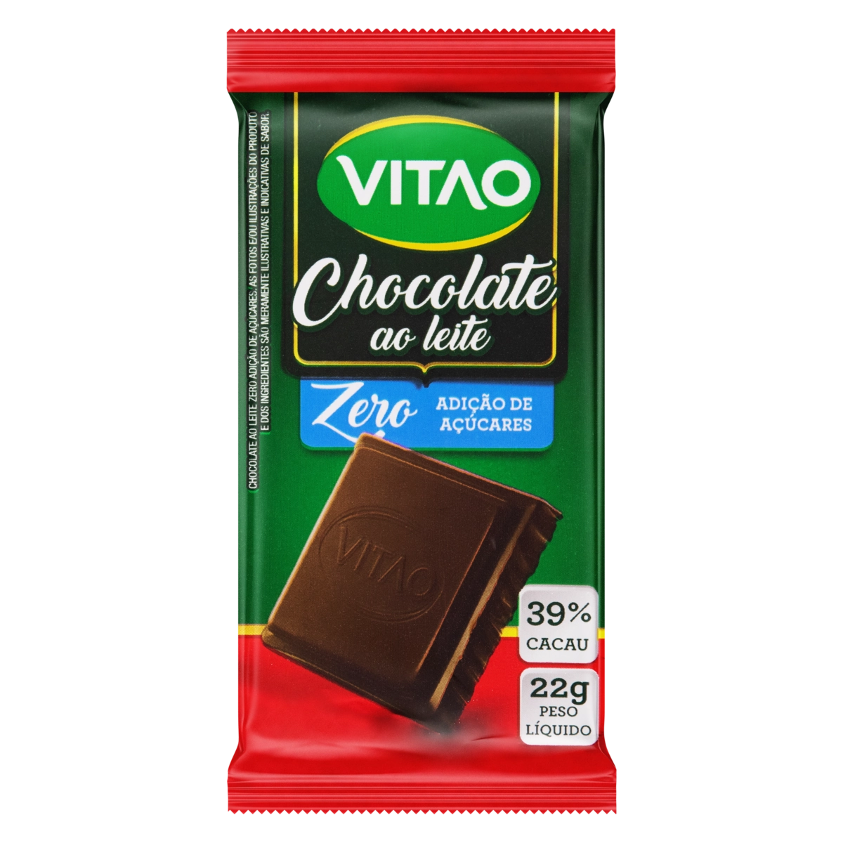 Choco Ao Leite VITAO Zero 22g