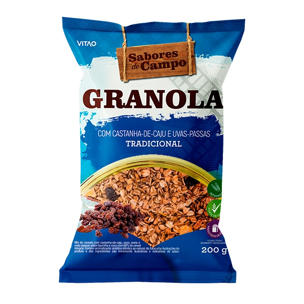 Granola Tradicional Sabores Do Campo 200g