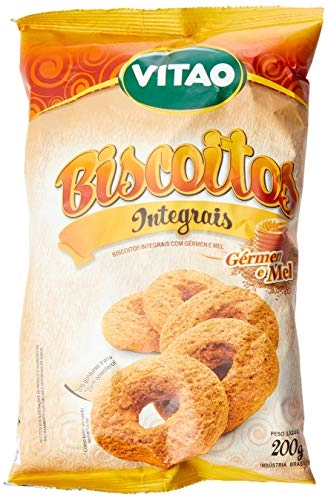 Biscoito Integral Gérmen E Mel Vitao Pacote 200g