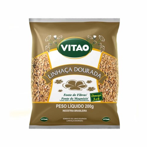 Linhaça Dourada Vitao Pacote 200g