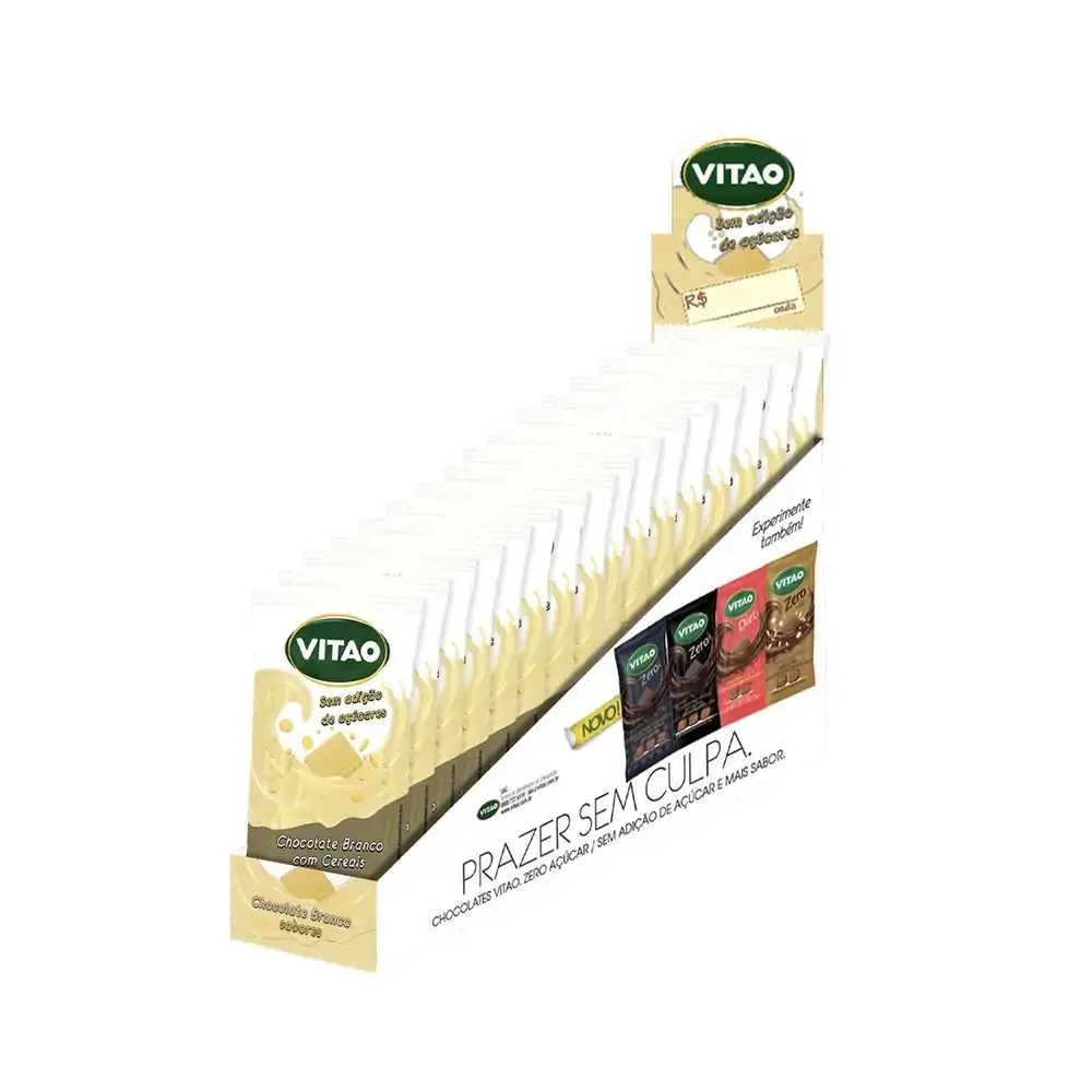 Choc.vitao 30g Zero Branco C/cereais