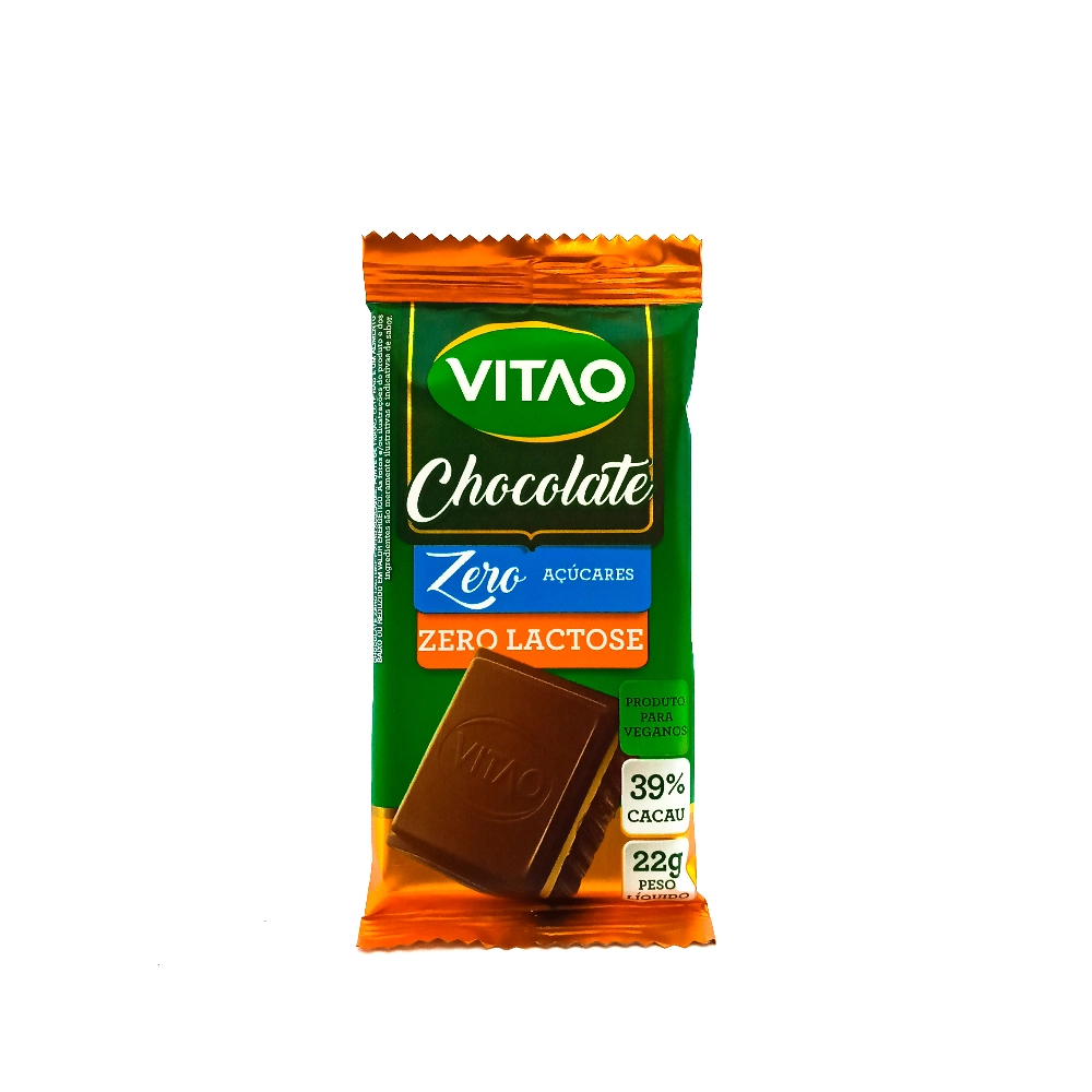 Chocolate Sem Lactose Sem Adição De Açúcar Display24 Vitao